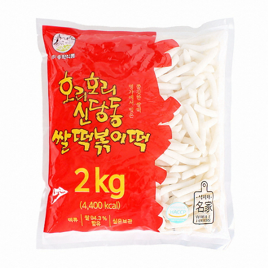 송학식품 호리호리 신당동 쌀떡볶이 2kg (6개)_이미지
