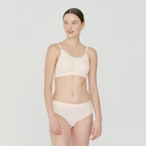 8월메인 베이직 후크 캐미브라 백온 로고밴드 삼각팬티 2종 SET NXWOU8031NXWOU