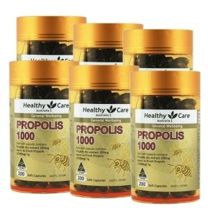 헬씨케어 프로폴리스 1000mg 200정 (6개)
