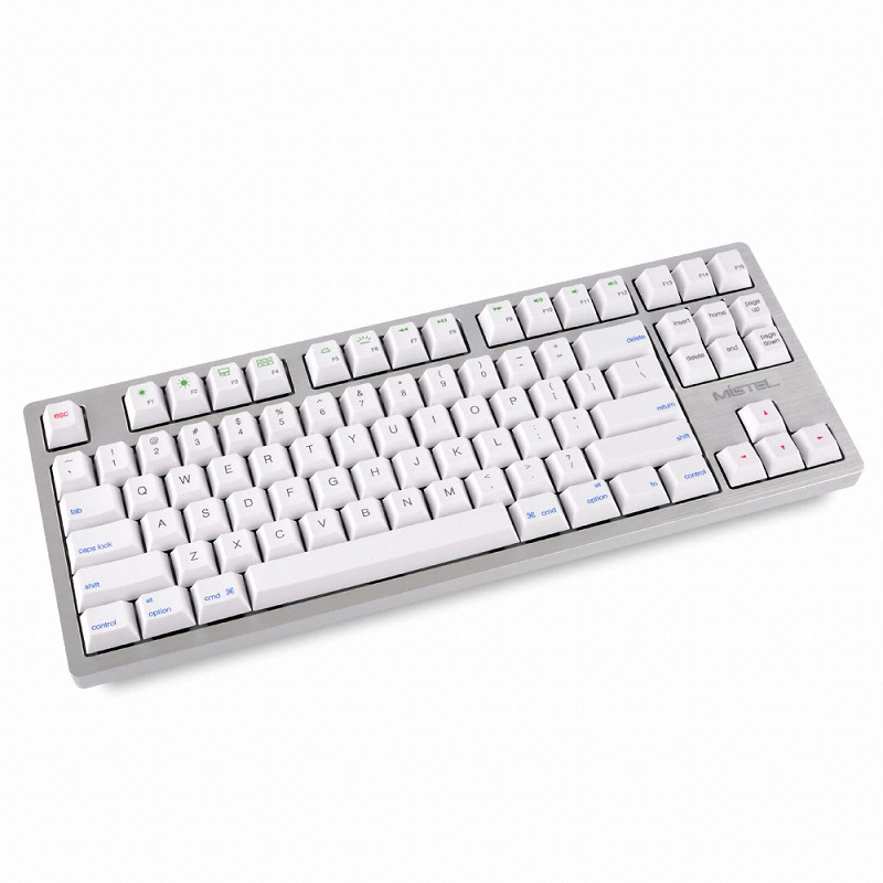 Mistel Sleeker 텐키리스 실버 영문 (갈축)_이미지