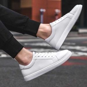 c굿모닝_남성캐주얼화_남성 캐주얼화 저렴한 흰색 편한 운동화 새학기 선물_W598EC3