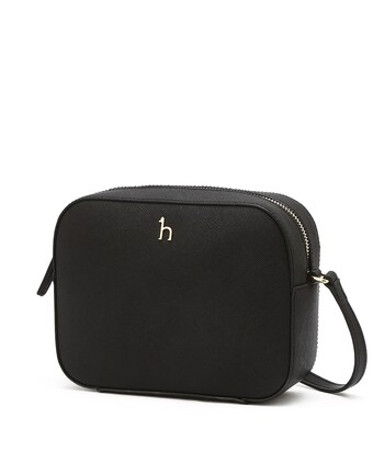 헤지스 HIWA6F180BK_여성 블랙 가죽 퍼피 <b>카메라</b>백