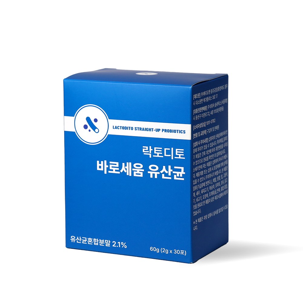 락토디토 바로세움 전립선 유산균 2g 30포 (6개)_이미지