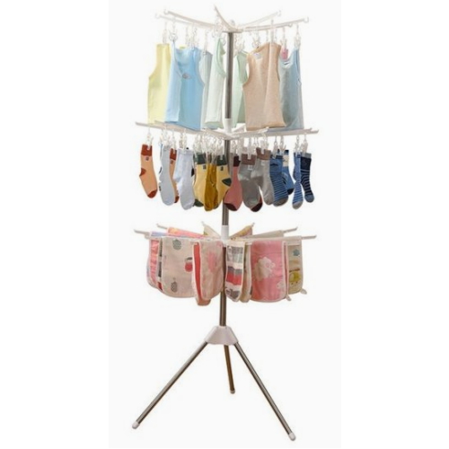 [불명] 3단 회전 빨래건조대