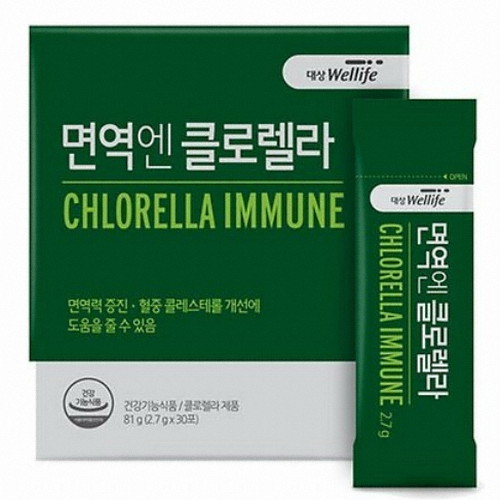 대상웰라이프 면역엔 클로렐라 2.7g 30포 (6개)_이미지
