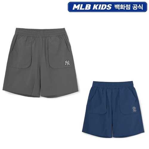 MLB키즈 아웃도어 시어서커 5부 팬츠 (7ASMB0763)