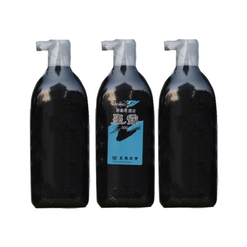 칠성 묵로 고급 서예용 먹물 3p 500ml 1색_이미지