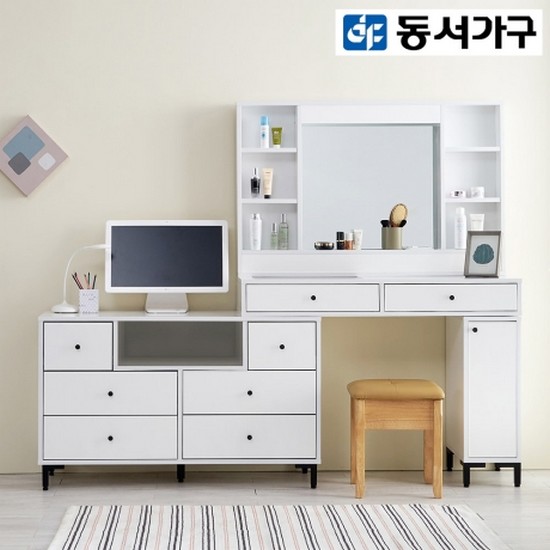 동서가구 아론 LED 화장대 1200_이미지