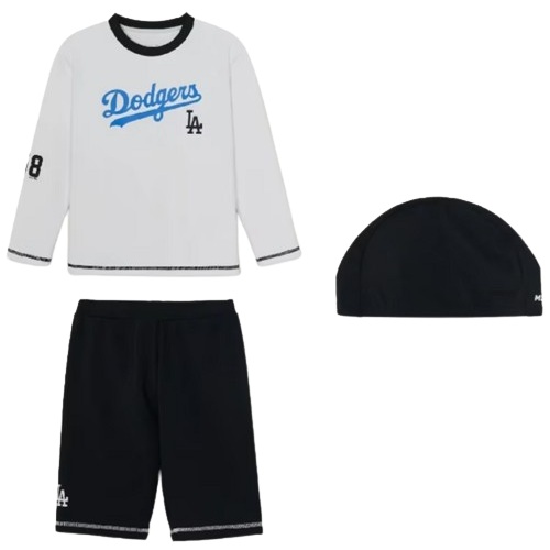 MLB키즈 스포티브 티셔츠 래쉬가드 레깅스 세트 7ASWB0263-07WHS_이미지