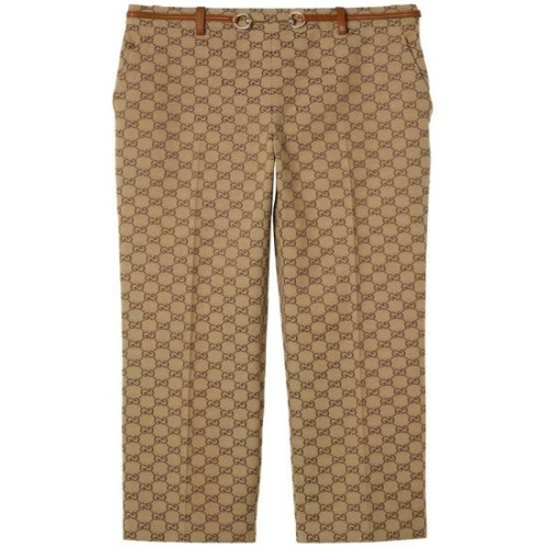 구찌 숏팬츠 820466 Z8BZK 2580 CAMEL E EBONY BROWN_이미지