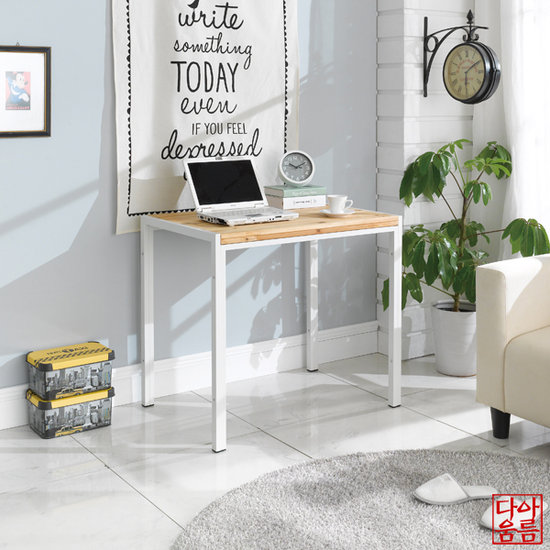 아름이와다움이 러빙 삼나무원목 스틸 입식책상 (840x570)_이미지
