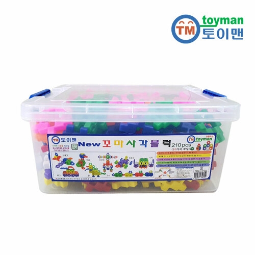 토이맨 뉴꼬마사각블럭 210pcs_이미지