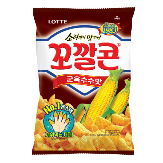 롯데웰푸드 꼬깔콘 군옥수수맛 134g이미지입니다. 누르면 해당 게시물로 새창이동합니다.