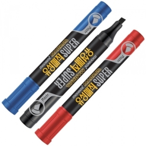 모나미 슈퍼 유성매직(사각닙) (12개)