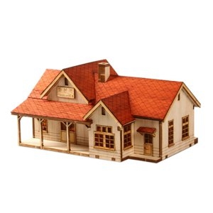 DIY 나무 모형 조립 키트 HO 간이역 화본역 YM632