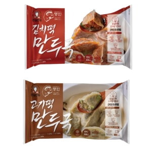 굿푸드 진심 만두 떡만두국 194g 10팩 세트(김치5 + 고기5) (1개)_이미지