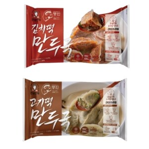 굿푸드 진심 만두 떡만두국 194g 10팩 세트(김치5 + 고기5)