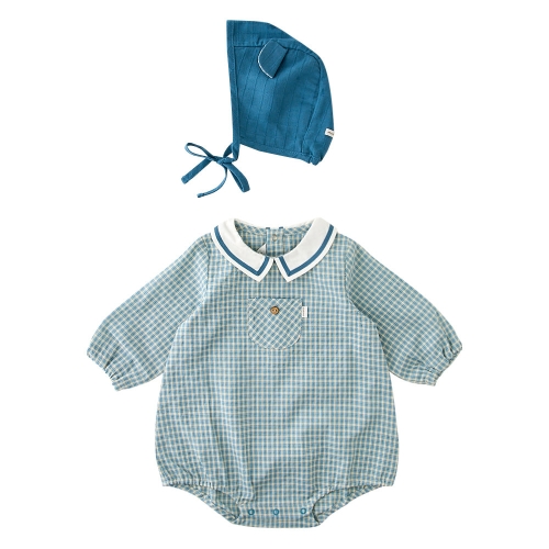 서양네트웍스 밍크뮤 조카선물,백일/, BL 프렌치체크SET바디수트 34A70-676-02