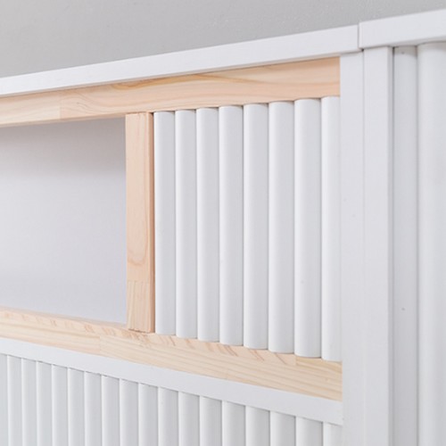 파로마 라인 엔펠트 템바보드 벙커 수납 LED침대 Q (본넬스프링)_이미지