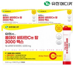 유한메디카 올데이 비타민C 엔 탑 3000 맥스 90포 (3개)_이미지