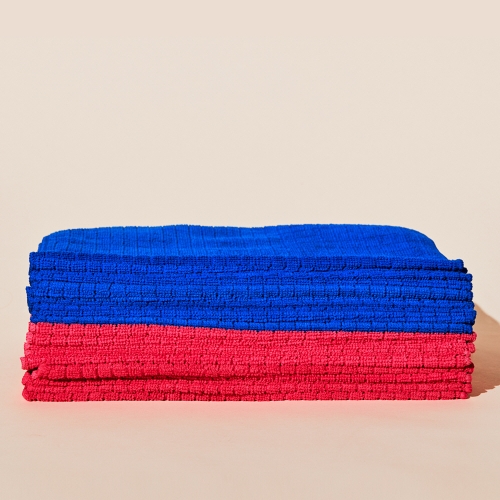크린아이 바둑 극세사행주 핑크 35x55cm 5개