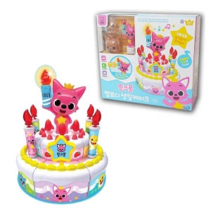 핑크퐁 멜로디 생일케이크/장난감케이크 주방놀이 장난감생일케익크 생일축하놀이