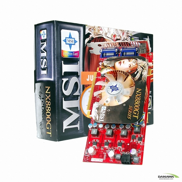 MSI 지포스 8800GT NX8800GT-T2D1GB JUNO OC HDMI 1GB 웨이코스_이미지