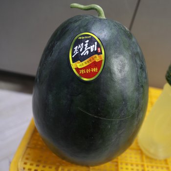 당도 높아 맛있는 싱싱한 흑수박 3~4kg