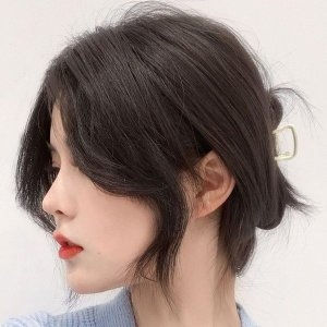 가발 01사이드뱅-자연갈색 이마라인 스타일링 WFHFU51