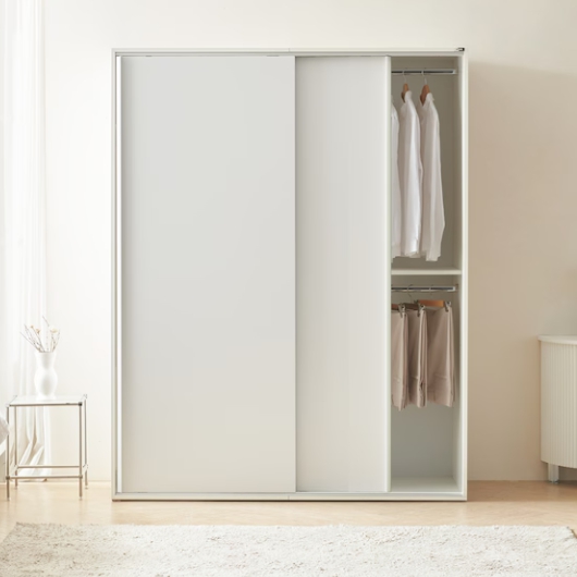 에넥스 클레어 행거형 슬라이딩 옷장 1600