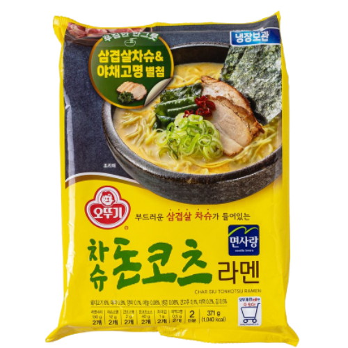 오뚜기 면사랑 차슈 돈코츠라멘 371g (1개)_이미지