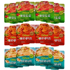 쉐푸드 까르보나라 볼로네이즈 뽀모도로 각 4개