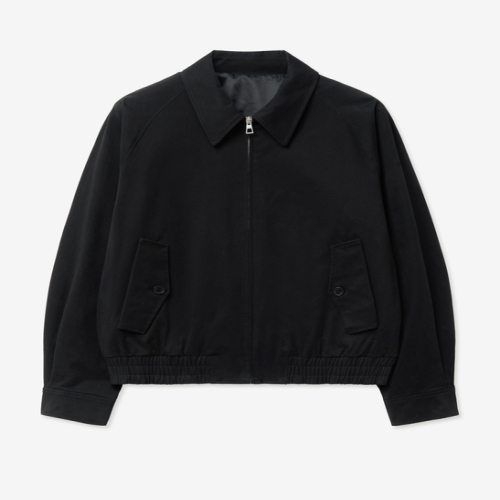 TNGT 남성 세미 오버핏 워시드 코튼 블루종_TNJU5E104BK_이미지