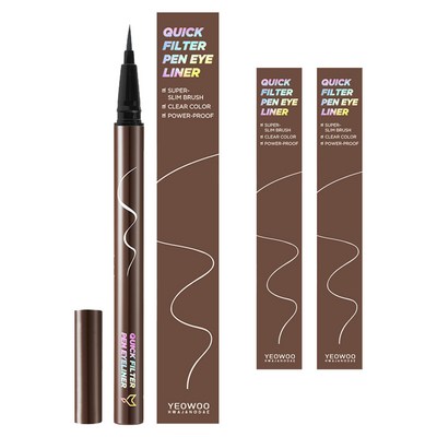 여우화장대 퀵필터 펜 아이라이너 0.5g (3개)_이미지