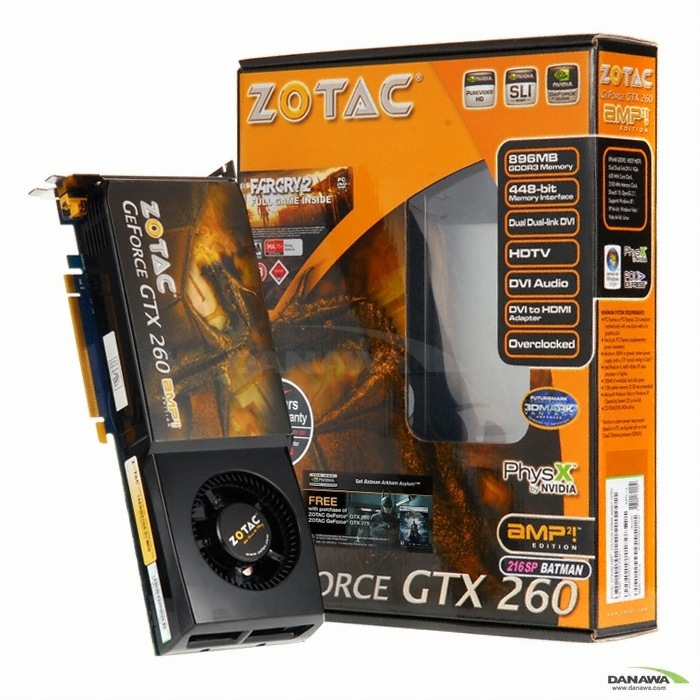 지포스 GTX260 GTX260² AMP2 Edition 216SP 896MB 배트맨