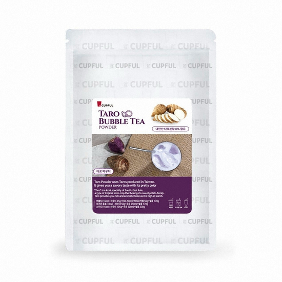 오렌지피플 컵풀 타로 버블티 파우더 1kg (1개)_이미지