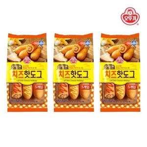 오뚜기 맛있는 치즈 핫도그 400g (3개)