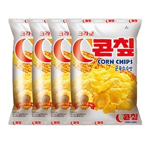 크라운제과 C콘칩 70g (4개)