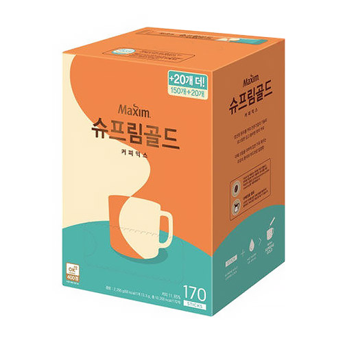 동서식품 맥심 슈프림골드 커피믹스 170개입 (3개)