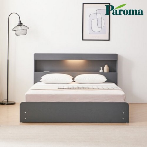 파로마 에디 플로 3서랍 수납형 LED침대 K (7존독립스프링)_이미지