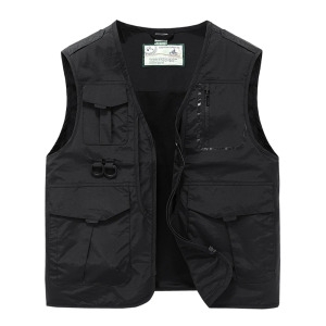 포맨 멀티 포켓 조끼 전술 군사 오토바이 남성 코트 민소매 재킷 작업 코트 사냥 조끼 여름