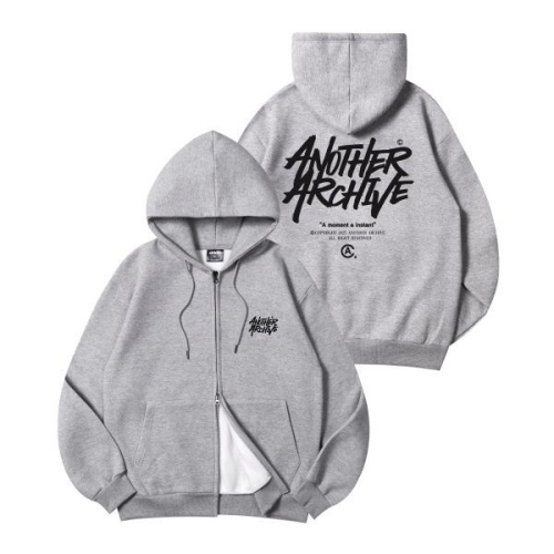 아카이브 lt브랜드gt 어나더 ANOTHER ARCHIVE 2WAY 그래피티 후드 집업_그레이 253611