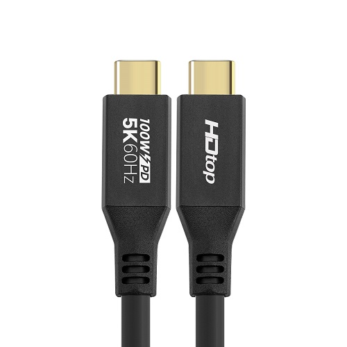 탑라인에이치디 HDTOP USB4 C to C타입 케이블 (HT-3C020, 0.5m)_이미지