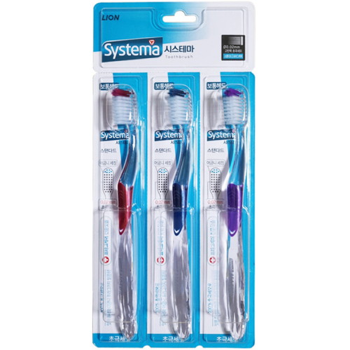 시스테마 스탠다드 칫솔 (4개)_이미지