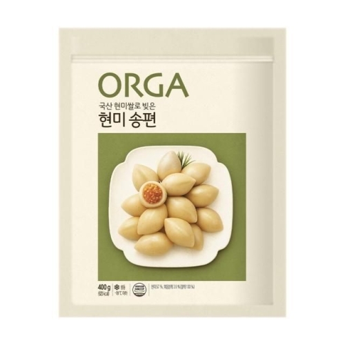 국산 현미쌀로 빚은 현미 송편 400g