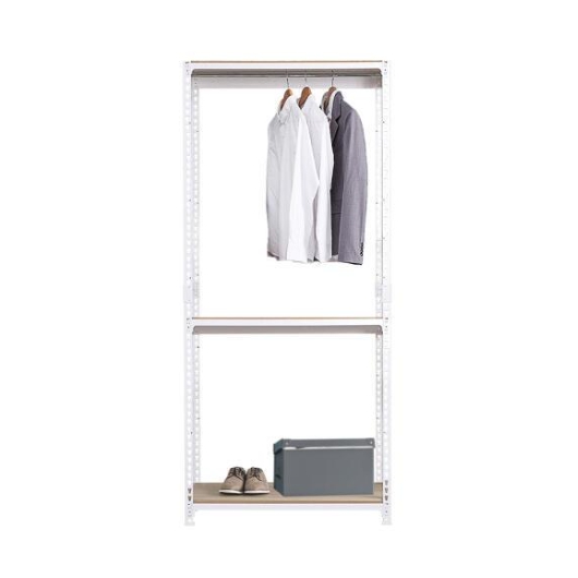스피드랙 드레스룸 시스템 철제 행거봉1개 3단 행거 700x400 (180cm(높이))_이미지
