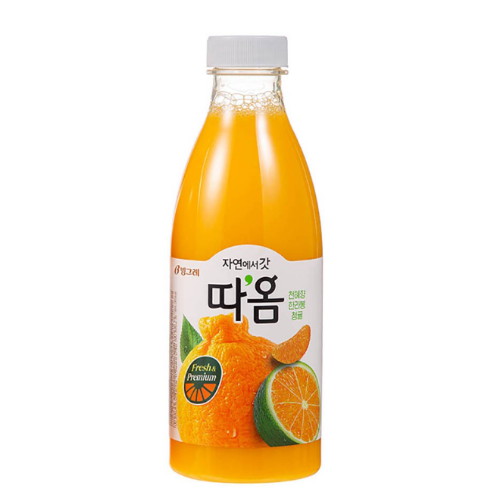 빙그레 따옴 천혜향 한라봉 청귤 730ml (12개)_이미지