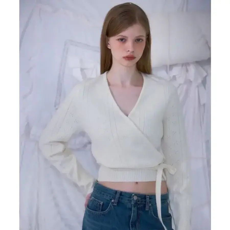 ���������� ROSEFRANTZ Muse Wrap Rib Knit Ivory 5012737510 213585