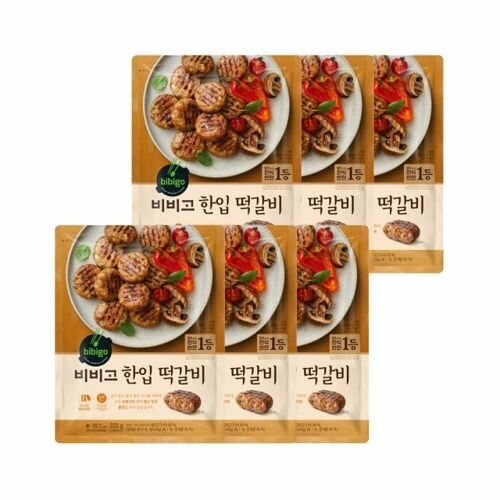 CJ제일제당 비비고 한입 떡갈비 320g (6개)_이미지