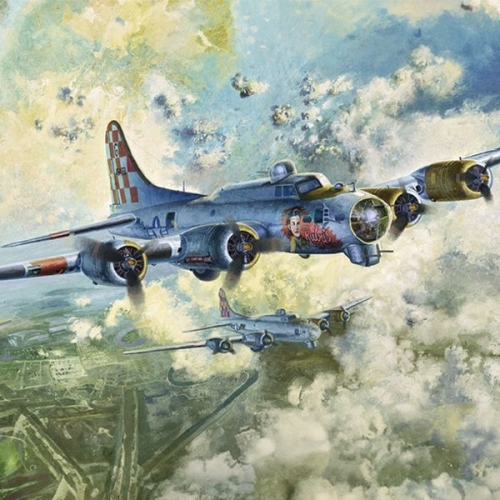아카데미과학 1/72 B-17G 플라잉 포트리스 노즈아트_이미지
